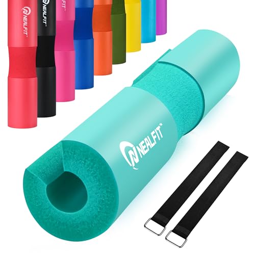 NEALFIT Langhantel Polster, Hip Thrust Polster für Langhantelstange, Extra Dicke Nackenpolster Langhantel, Barbell Pad nackenschutz für Squats, Booty Training, Gym