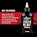 Allegory Tattoo Ink – Ultra Blak, Premium Black Tattoo Ink, Perfect for Lining and Shading, Smooth, Consistent Pigment, Vegan Friendly Tattoo Color, Organic Ink, Crafted in The USA (8 oz)