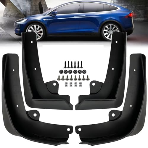 Guardabarros para Model X delanteros y traseros: accesorios de protección exterior 2