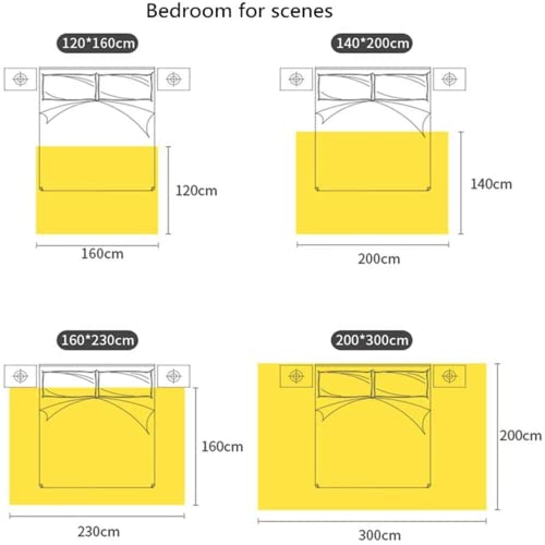 Kunsen Vloerkleed voor babykamer, meisjeskinderkamer, tapijt, meisjes, grijs, rechthoekig, woonkamer, accessoires in moderne stijl, duurzaam tapijt, babykamer, 180 x 280 cm - Afbeelding 3