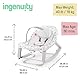 Ingenuity, Keep Cozy 3 in 1 Grow with Me, Babywippe Burst mit Vibrationen, 3 Wippfunktionen zum Schaukel, Wippen oder als fester Sitz, 2 Liegepositionen, abnehmbarer Spielbogen, Geburt bis 18kg