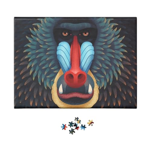 PRINTWORKS Puzzle - Mandrill [vg[NX] pY }h XEF[f kfUC WO\[pY 100s[X SDGs CeA G a NX}X j 蕨 MtgACe