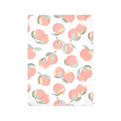 Image of Hudson Baby Unisex Baby Flannel Burp Cloth 12pk, Sweet Peach, One Size