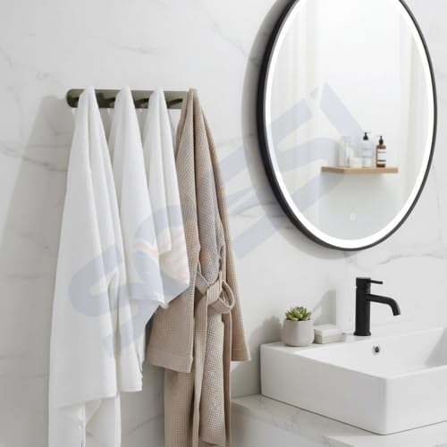 Image of SOSSI 4-Pin Cloth Hanger, Wall Mounted Hook Rail with 4 Hooks for Bathroom, Kitchen, Key Holder, Cloth-Towel Hanger, Robe Hook Pack of 2 (Satin Finish)