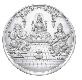 999 Pure Silver Coin 5 Gram With a Silver Printed Hanuman Chalisha with Premium Box Packing | BIS Hallmarked-picture-29
