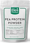 Pea Protein Powder (200g) by Elo's Premium| 100% Food Grade Organic Pea Protein Powder | Packaged in Canada| Pure & Non-GMO | Excellent Source of Protein, Iron, Amino Acids, and More