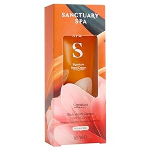 Sanctuary Spa Signature Rich Hand Cream, Moisturiser, Body Cream, Vegan and Cruelty Free 60ml