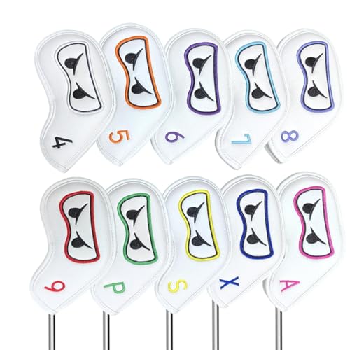 Couvre-pilotes de golf en cuir PU épais avec couvre-têtes magnétiques inclus