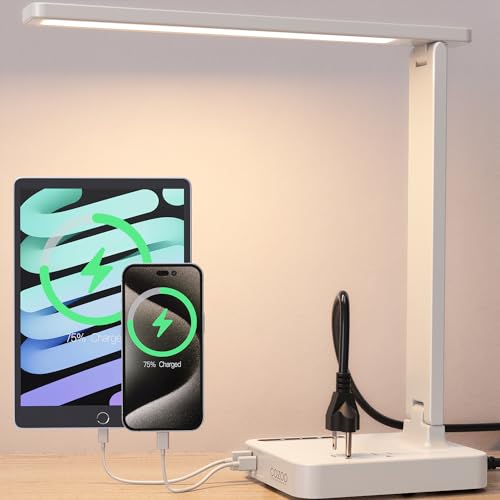 cozoo LED Desk Lamp with USB & AC Outlets - Save $7