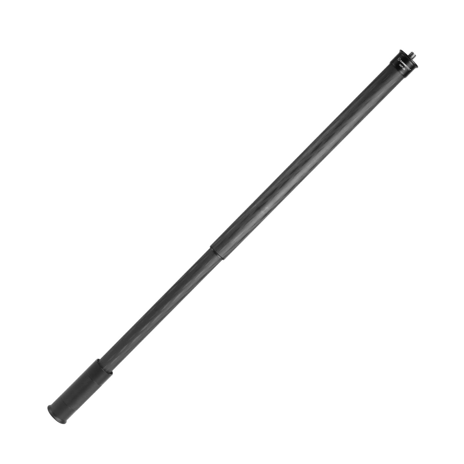 SUNWAYFOTO SEP-26 63 cm Gimbal Verlängerungsstange, 26 mm Kohlefaserrohr, 2 Abschnitte, Universalstange für Stativ und Stabilisator DSLR-Kamera