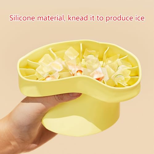 Cubeta plegable para cubos de hielo de silicona miniatura 6
