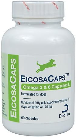 Dechra Eicosa Capsules for Dogs and Cats, 41lbs-70lbs