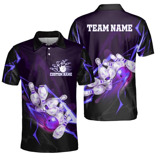 GABITA Personalized Bowling Shirts for Men and Women, Bowling Shirts Unisex, Custom Bowling Jersey Gift for Bowler4
