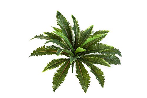 Helecho Artificial Freddy con 24 Hojas, Verde, Ø 70cm, 55cm - Planta Textil/decoración - artplants