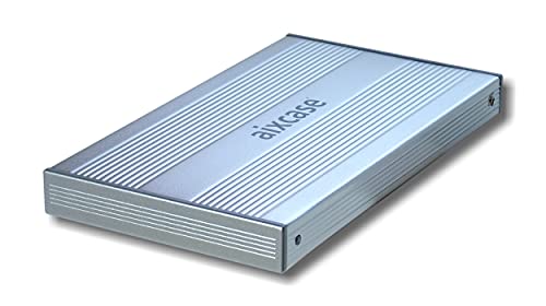 Caja externa AIXCASE AIX-SUB2S aluminio plateado USB 2.0 miniatura 1