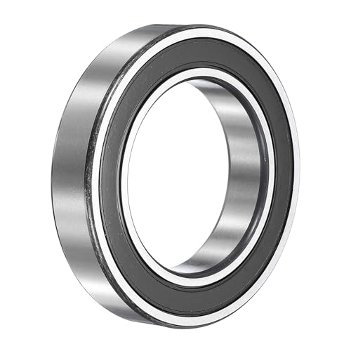 sourcing map 1Pcs 6012-2RS Deep Groove Ball Bearings, 60x95x18 mm High Speed Double Rubber Seal Bearings Pre-Lubricated and Stable for Industrial Machinery Repairs 3D Project