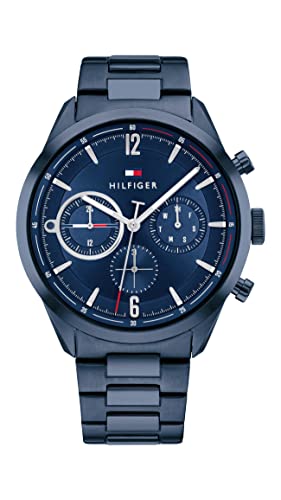 Tommy Hilfiger Blue Dial Round Shaped Casual Men Watch_TH1791945W (B0CW1T9G38) Amazon Price History, Amazon Price Tracker