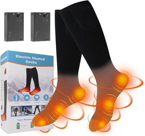 Beheizte Socken für Männer & Frauen Elektrisch Batterie Beheizte Socken, Waschbare Wärmeisolierte Fußwärmer Winter Dicke Warme Baumwollsocken für Outdoor Arbeit, Angeln, Jagd, Sking Jagd Beheizte Socken für Männer & Frauen Elektrisch Batterie Beheizte Socken, Waschbare Wärmeisolierte Fußwärmer Winter Dicke Warme Baumwollsocken für Outdoor Arbeit, Angeln, Jagd, Sking Jagd