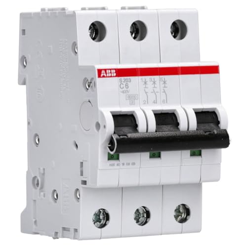 ABB Leitungsschutzschalter S203-C6 3-polig 6kA EAN 4016779467506 ABB Leitungsschutzschalter S203-C6 3-polig 6kA EAN 4016779467506