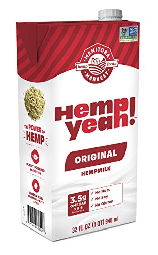 Manitoba Harvest Hemp Yeah! Hemp Milk Original 32 oz (Pack of 6)