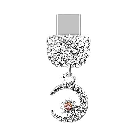 ELISE & FONDA Crystal Anti Dust Plug Cover