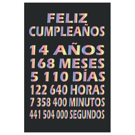 Feliz Cumpleaños 14 Años: Feliz cumpleaños 14 cuaderno | Un libro de visitas para fiesta de 14 cumpleaños | Decoración y regalos originales para hombres, mujeres, niñas y niños (Spanish Edition)
