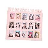 Cadre photo pour bébé : 👨‍🎓👩‍🎓📷cadres photo de mon année cadre photo collage avec 15 ouvertures cadeaux de remise des diplômes de la maternelle ， cet ornement de bureau peut être un cadeau significatif pour vos enfants, ils l'aimeront.