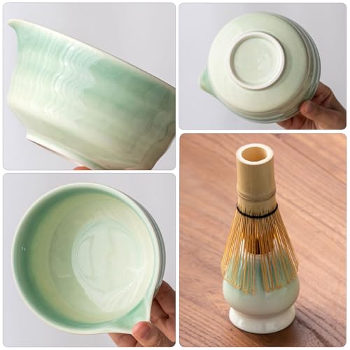 Buucup Japanese Matcha Set with Spouted Bowl