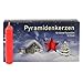 Produktbild 16er Pack Pyramidenkerzen klein, rot ca. 14 x 74 mm (16 x 50 Stück), Weihnachtskerzen, Adventskerzen, Christbaumkerzen, Baumkerzen, Kerzen