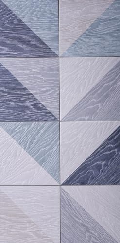 Apollo Tile 6.5" x 6.5" Grey and Blue Porcelain Tile