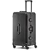 BEITH Hardside Luggage with USB, Type-C, Cup Holder, BS2298 Large Aluminum Frame Suitcase with 5 Wheels 360 Double Spinner, ABS+PC Alloy Box Shell, TSA Lock, Aluminum Lifting Rod, Durable