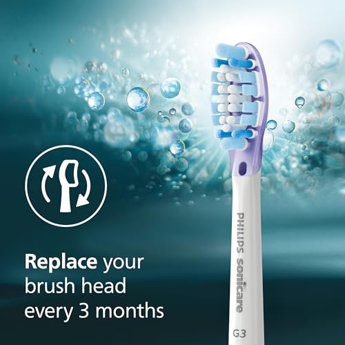 Philips Sonicare G3 Two-in-One Brush Heads, 4-Pack, 1 Year Supply, White - image 8