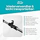XCLIP Unterarm-Krückenhalter Unterwegs - Leichter, tragbarer 20-22,6 mm Gehstock Halterung - Gehhilfenhalterung - Schnell und einfach zu installierendes Krückenzubehör