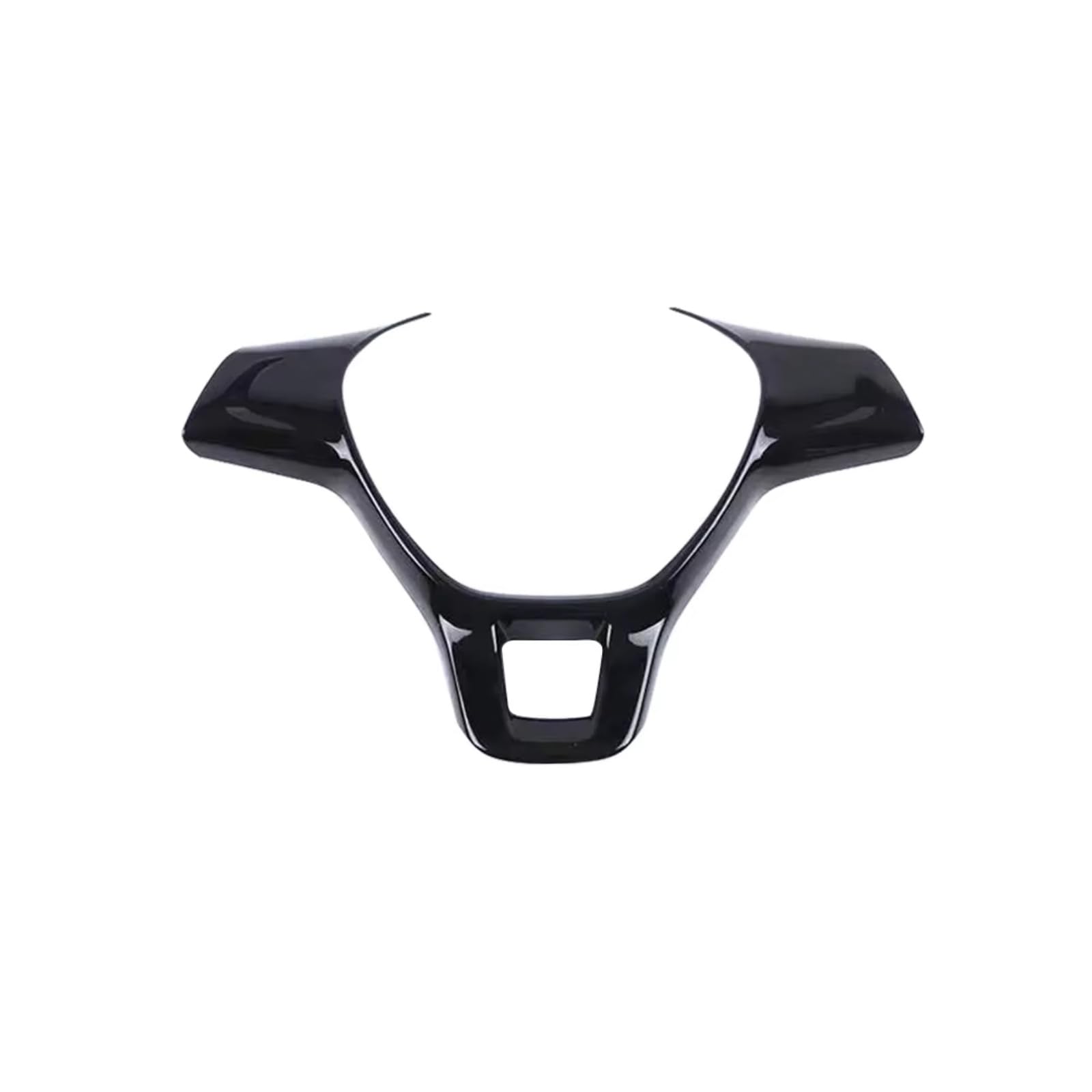 Car Interior Moulding Trim for VW for Golf 7 for GTI for MK7 for Polo 2014 2015 for Jetta for MK6 2016 Car Interior Steering Wheel Cover Trim Sticker(Black)