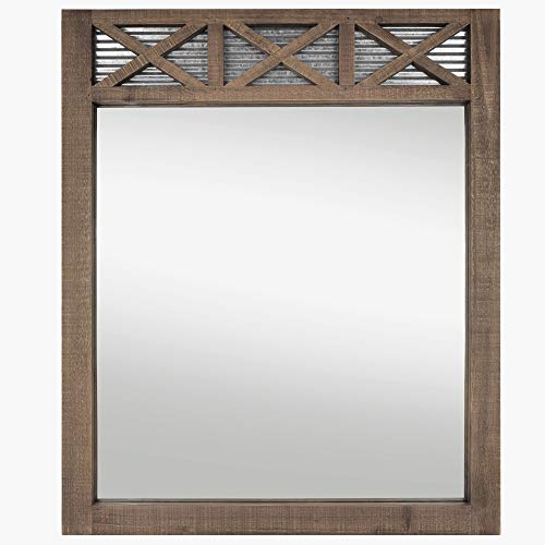 Autumn Alley Farmhouse Bathroom Mirror - Rustic Mirror - Vanity,