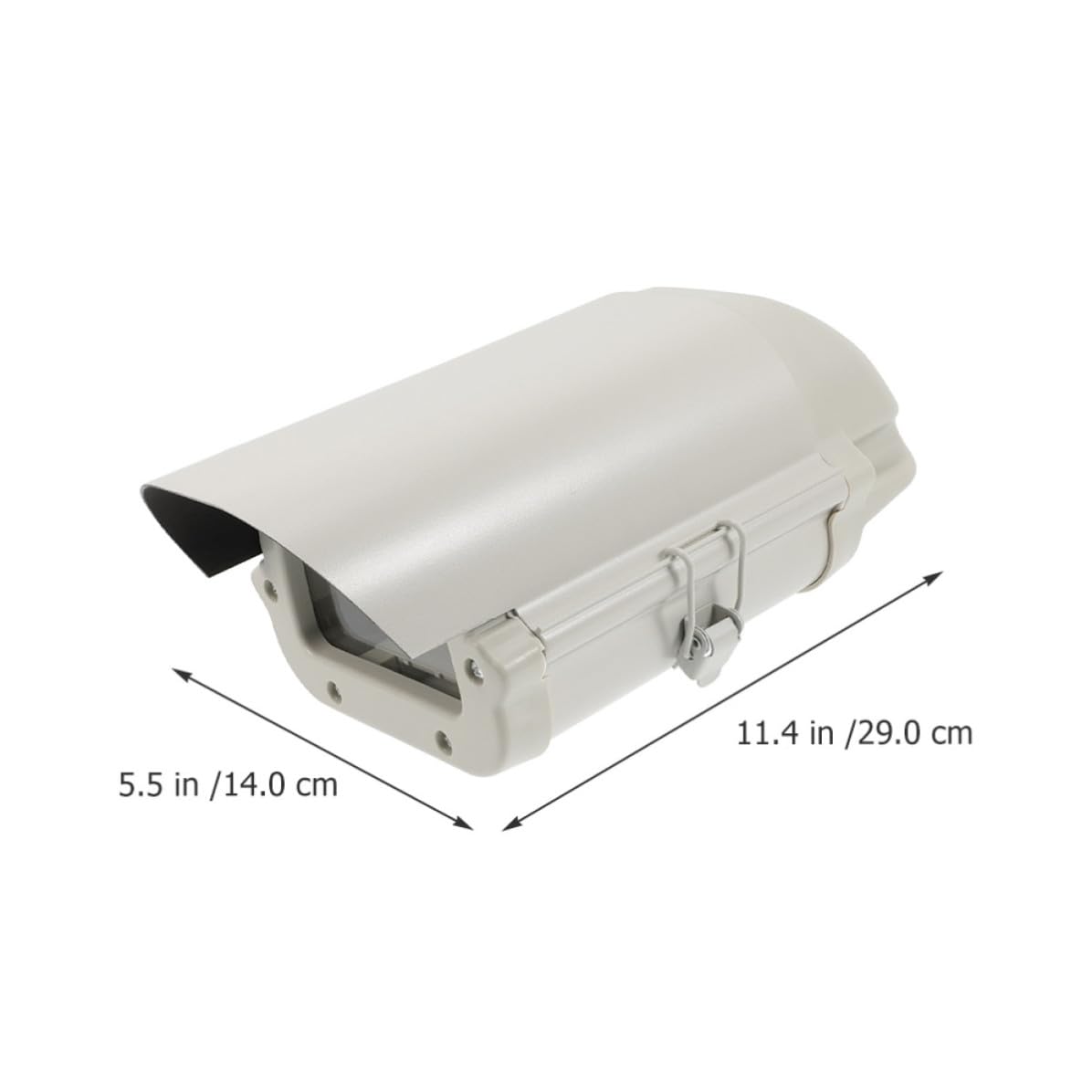 Happyyami Wetterfeste und Staubdichte Schutzabdeckung aus Aluminiumlegierung für Außenkameras Robuste Regenschutz Haube für Überwachungskameras im Außenbereich