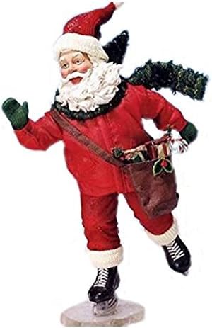 2008 Kurt Adler Fabriche *Santa Slide* Santa ICE Skates