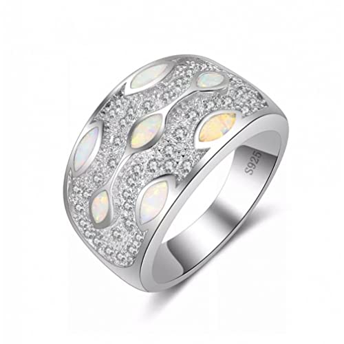 Bijoux en opale blanche pour anniversaire de mariage mémorable