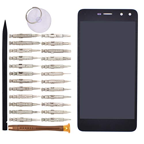 Image of LCD Screen Display Digitizer Touch Panel Without Frame Screen Replacement for Huawei Y5 2017 Huawei Y5 III Huawei Y5 3(Black)
