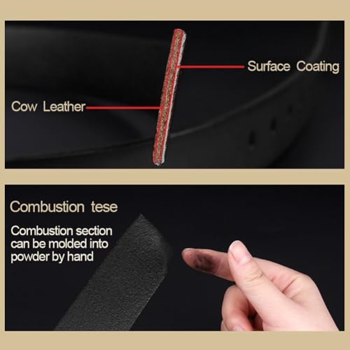 Men’s Leather Belt with Classic Buckle Fashion Waist Belts for Casual Wear Vintage Leathers Waists Belt3