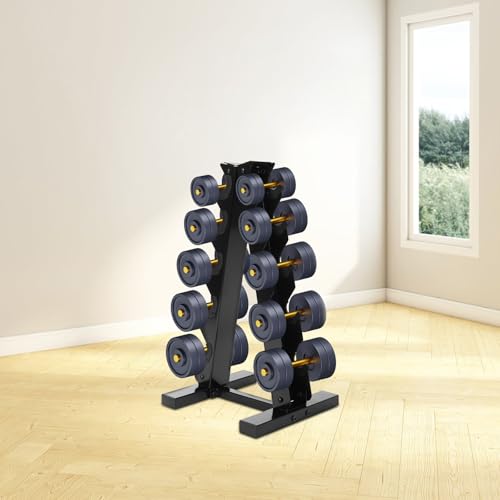 Support d'haltères en acier robuste pour musculation à la maison - 7