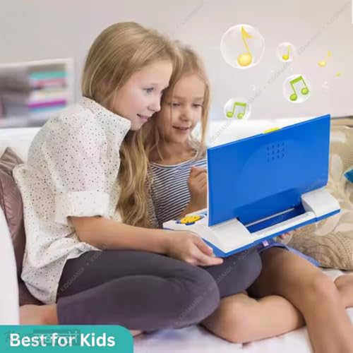 Image of Kids Mandi Activities Notebook for Kids | Fun Computer Learning & Educational Workbook | Creative Drawing, Interactive Games & Practice Activities | Blue | Ideal for Home Schooling & Travel