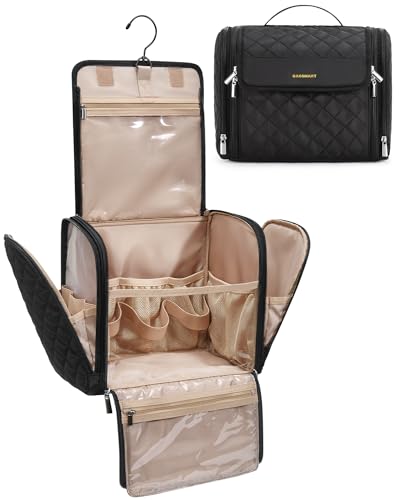 BAGSMART Hanging Travel Toiletry Bag Large