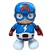 Robot de Danse, Mini Captain America PVC Électrique Super Play comme Fingers Avengers Jouets avec Musique Action Figure Collectionner Enfants Garçons Filles Cadeau Jouets