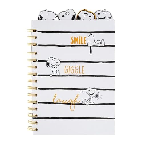 Grupo Erik Libreta con separadores Snoopy - Cuaderno A5 punteado, Libreta niña | Cuaderno apuntes : Libreta a5 anillas : Tapa blanda 160 págs | Ya disponible en tu tienda friki favorita! En mundofriki.es!