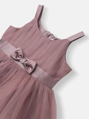 Image of Nautinati Baby Girls Fit & Flare Colourful Party Frock with Mesh & Sequins | Age 0-3 Years