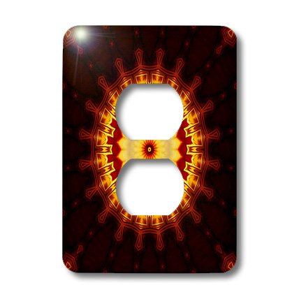 Cubierta de salida solar de 15.2 cm placa decorativa de pared para interruptor 3