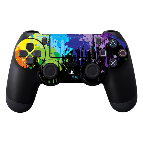 MightySkins Skin Compatible with Sony PS4 Controller - Splatter | Protective, Durable,