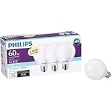 Philips LED Non-Dimmable G25 Frosted Light Bulb: 500-Lumen, 5000-Kelvin, 5-Watt (60-Watt Equivalent), E26 Base, Daylight, 12-Pack