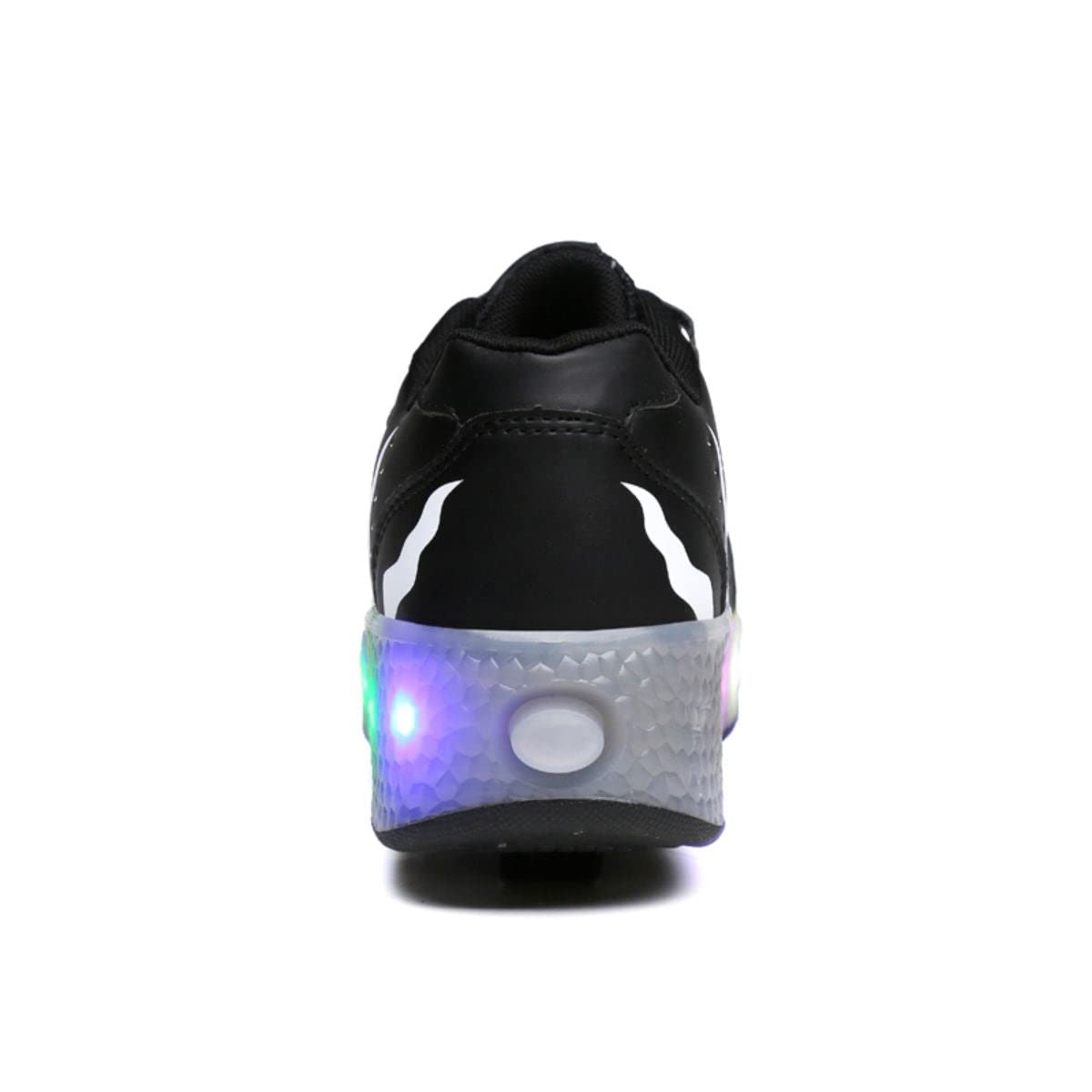 HUSKSWARE Scarpe Ragazza da Ragazzo con Ruote, 2 in 1 per Bambini, con rotelle, per Skateboard, Sneakers